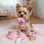 Small Dog Toys, 4 Pack Pink Dog Squeak Toys, Puppy Toys for Small Dogs, Durable Plush Dog Toy Set, Soft Dog Chew Toys for Puppies & Small Dogs, Dog Stuffed Toys Gift Pack - Image 8