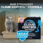 ARM & HAMMER Platinum Cat Litter, Cloud Control, Complete Odour Sealing with 14 Days of Odour Control, Multi-Cat Clumping Cat Litter with Hypoallergenic Light Scent, 8.16kg (Pack of 1) - Image 3