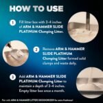 ARM & HAMMER Platinum Cat Litter, Cloud Control, Complete Odour Sealing with 14 Days of Odour Control, Multi-Cat Clumping Cat Litter with Hypoallergenic Light Scent, 8.16kg (Pack of 1) - Image 6