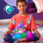 Furby DJ Furby Interactive Toy, Neon Star, Snuggly Electronic Plush, Music, Lights, Motion, & Games, Speaks English & Furbish, 32 in/81 cm Long, 6+ (Amazon Exclusive) - Image 5