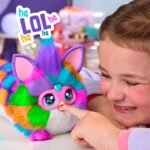 Furby DJ Furby Interactive Toy, Neon Star, Snuggly Electronic Plush, Music, Lights, Motion, & Games, Speaks English & Furbish, 32 in/81 cm Long, 6+ (Amazon Exclusive) - Image 8