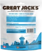 Great Jack’s Dog Treats Pouch Gently Air Dried Cod Skin Cubes Dog Jerky Treats Snacks Pet Food for Your Furry Friends 164G/5.8 OZ - Image 3