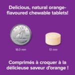 Webber Naturals Vitamin C Chewbale 500 mg, 300 Orange Flavour Tablets, For Bones, Teeth, Immune and Antioxidant Health - Image 6