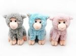 Dog Toys Plush Dog Toys for Small Large Dogs Stuffed Sheep Shape Pet Puppy Squeaky Chew Bite Resistant Toy Pets Interactive Accessories Puppy Toys (Color : Pink) - Image 3