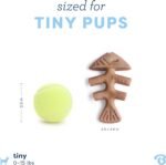 Benebone Puppy Fishbone Dog Chew Toys, Softer for Modest Chewers, Made in USA - Image 5