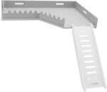 Cryfokt Plastic Hamster Cage Platform Fun Climbing Toy with Ladder for Small Rodents, Easy to Install in Pet, Hamster Cage Accessories (L Shaped) - Image 3