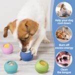 Long-Lasting Interactive Dog Lick Toy, Stuffable Dog Enrichment to Keep Dogs Busy, Wobbly Treat Dispensing Freezable Chew Toys, Food-Grade Safe (Dark Blue,S) - Image 5