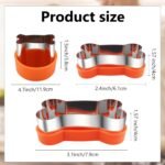 Dog Cookie Cutters Set 3 Piece -3 Different Sizes Of Dog, Bone, and Paw Print Cookie Mold Dog Bone Cutters Stainless Steel Shaped Cutters for Homemade Treats,Cakes and Cookies - Image 8