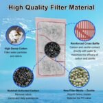 16 Pack Small Replacement Filter Cartridges for Tetra Whisper Bio-Bag Filter, Small Fish Tank Filter Cartridges for Tetra Whisper 3i Internal Filters, Effective Aquarium Water Purification - Image 4