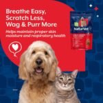 Aller-911 Skin & Coat Plus Advanced Allery Aid Supplement Powder for Dogs & Cats, Omegas, DHA and EPA for Optimal Skin & Respiratory Health, Veterinarian Formulated, Made by NaturVet-255 g (Pack of 1) - Image 4