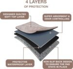 PUPIBOO Washable Pee Pads for Dogs and Cats - Super Absorbent Reusable Puppy Training Pads - 100% Waterproof, Leak-Proof & Non-Slip Whelping Pads for Pet Housebreaking - Image 7