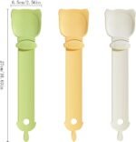 3 pcs Cat Strip Feeders, Cute Cat Head Shape Squeeze Spoons Multifunctional 2-in-1 Cats Food Dispenser Cats Treat Spoons, Food Spoon for Wet Food, Pet Supplies - Image 4