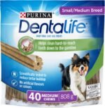DentaLife Daily Oral Care Dog Treats for Small & Medium Breed Dogs - 808 g Pouch (1 Pack) & Daily Oral Care Dog Treats for Large Breed Dogs - 587 g Pouch (1 Pack) - Image 3
