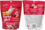 Friskies Party Mix Mixed Grill Crunch 170g & Lil' Soups Wet Cat Food Soup Broth Complements, Tuna in Velvety Chicken Broth 34g Cup - Image 3