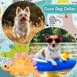 Jspupifip 3 Pack Dog Collar with Dinosaur Pendant Adjustable Dino Pattern Puppy Basic Collars for Small Dogs Daily Walks Park Adventures or Photos - Image 6