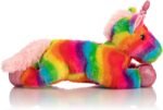 HollyHOME Plush Unicorn Stuffed Animals Rainbow Unicorn Toy Holiday Birthday Gift for Girls 16 Inch - Image 6