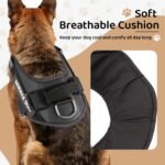 Service Dog Harness - No Pull Easy Adjustable Vest with Reflective Straps & Breathable Mesh Padding, Comfortable Support for Small Medium Large Dogs - Image 3