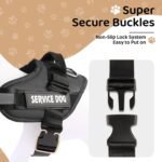 Service Dog Harness - No Pull Easy Adjustable Vest with Reflective Straps & Breathable Mesh Padding, Comfortable Support for Small Medium Large Dogs - Image 4