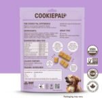 Cookie PAL Sweet Potato Dog Treats with Flaxseed, Made in Canada, Crunchy Human Grade USDA Organic Puppy Treats, 300g (Pk of 3) - Image 3