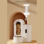 Automatic Pet Food Dispenser and Waterer for Hamster Leak Feeder with Detachable Part Cage Feeding Essential Hamster Feeding Station with Water Dispenser - Image 5