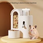 Automatic Pet Food Dispenser and Waterer for Hamster Leak Feeder with Detachable Part Cage Feeding Essential Hamster Feeding Station with Water Dispenser - Image 6