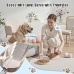 Dog-Cat Food Scoop 3/4 Cup / 6oz Thickened 304 Stainless Steel Pet Food Scoop with Long Handle, Precision Scale, Easy to Clean, Suitable for Wet and Dry Food - Image 8