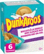 Betty Crocker Dunkaroos Vanilla Cookies with Rainbow Chip Vanilla Frosting, Package of 6 Trays of Dunkaroos - Image 5