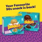 Betty Crocker Dunkaroos Vanilla Cookies with Rainbow Chip Vanilla Frosting, Package of 6 Trays of Dunkaroos - Image 8