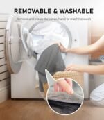 Pressure Activated Pet Heating Pad,Dog Heating Bed with Timer,Gravity Sensing,Automatic or Manual Mode,Adjustable Temperature,Chew Resistant Cord,Waterproof & Washable Heated Pet Bed 55 x 45cm - Image 8