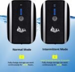 AQQA Aquarium Rechargeable Air Pump,Multifunctional Portable Energy Saving Power Quiet Oxygen Pump, One/Dual Outlets with Air Stone,Suitable for Indoors Power Outages Fishing 1.7W - Image 6