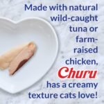INABA Churu Lickable Purée Natural Cat Treats | Skin & Coat Variety (50 Tubes) + Hairball Control (24 Tubes) - Image 8