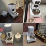 YOUEON Raised Pet Feeder Stand for Cats and Dogs Neck Health, Adjustable Height Elevated Shelf Suitable for 90% Automatic Pet Feeder & Water Dispenser, with Drawer to Stock Pet Snacks, Canned Food - Image 9