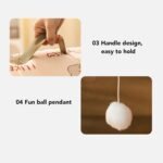 Winter Dog Bed Self Warming Puppy House Cozy Cat Sleeping Tent Foldable Dog House Kennel Bed Mat with Cushion Pet Cave Bed Warm Cat Bed for Small Medium Large Dogs Cats (L) - Image 8