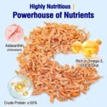 Freeze Dried Krill - All Natural Single Ingredient Treat for Cats, Dogs & Turtles, Omega-3 Rich Alternative to Shrimp, 50g (1.7oz) - Image 4