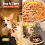 Freeze Dried Krill - All Natural Single Ingredient Treat for Cats, Dogs & Turtles, Omega-3 Rich Alternative to Shrimp, 50g (1.7oz) - Image 5