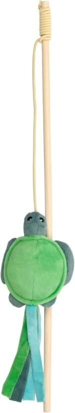 Cat Toys | Plush Toy Turtle Teaser Cat Toys for Indoor Cats | Eco Friendly Toy Made from Non Toxic Materials - Image 3