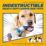 Vitscan Upgraded Nylon Goose Dog Toys for Aggressive Chewers,Tough Dog Toys for Large Dogs Medium Breed,Durable Dog Chew Toys for Teething,Heavy Duty Bone Indestructible Dog Toy - Image 3