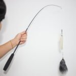 Fosrion Real Fur Cat Bites Toy with Three Section Retractable Carbon Fiber Rod (3 Fox Fur Piece, Tail & Fishing Rod) - Image 8