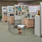 Midwest Foldable Metal Exercise Pen / Pet Playpen, Black 24"W x 30"H - Image 5