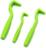 3 Piece Tick Hook Tweezer Kit for Dogs Cats Horses Cleaner for Pet Grooming Green Blue Durability - Image 5