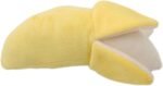 Yellow Squeeze Banana Dog Chew Toys, Cute Soft Dog Toy for Small, Medium and Large Size Dogs, Dog Plush Toy, Squeaky Dog Toys, Dog Squeak Toys - Image 3