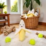 Yellow Squeeze Banana Dog Chew Toys, Cute Soft Dog Toy for Small, Medium and Large Size Dogs, Dog Plush Toy, Squeaky Dog Toys, Dog Squeak Toys - Image 7