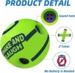 Dog Toys Ball, Interactive Dog Ball, Shaking with Gibbering Sound, for Training & Herding, M, 8.8 cm - Image 3