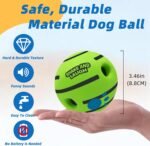 Dog Toys Ball, Interactive Dog Ball, Shaking with Gibbering Sound, for Training & Herding, M, 8.8 cm - Image 5