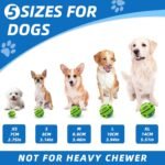 Dog Toys Ball, Interactive Dog Ball, Shaking with Gibbering Sound, for Training & Herding, M, 8.8 cm - Image 6