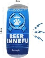 2-Pack Beer Can Funny Dog Toys Plush Squeaky Dog Toys for Medium, Small and Large Cool Stuffed Parody Dog Toys Dog Chew Toy Teeth Cleaning Cute Dog Gifts for Dog Birthday CA - Image 3
