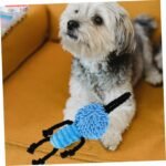 Mipcase Dog Tug Toy Puppy Squeaky Toy Plush Tug Rope for Dog Pull Training Outdoor Play - Image 5