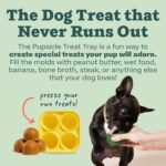 WOOF Pupsicle Treat Tray Mold, XL 75 lbs and Up, Silicone Molds for Dog Treats, Dishwasher Safe, Reusable Treat Tray, Freeze Refill Treats for The Pupsicle Toy - Image 5