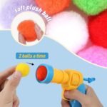 Cat Ball Toy Launcher Gun 37pcs Cat Toys for Indoor Cats Cat Toys for Bored Indoor Adult Cats Interactive Cat Toy Kitten Toys Cat Balls Fetch Toy Cute Cat Toys Cat Ball Launcher - Image 5
