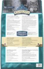 Blue Buffalo Wilderness More Meat & Wholesome Grains Natural Dry Dog Food, Large Breed Salmon 24lb - Image 3